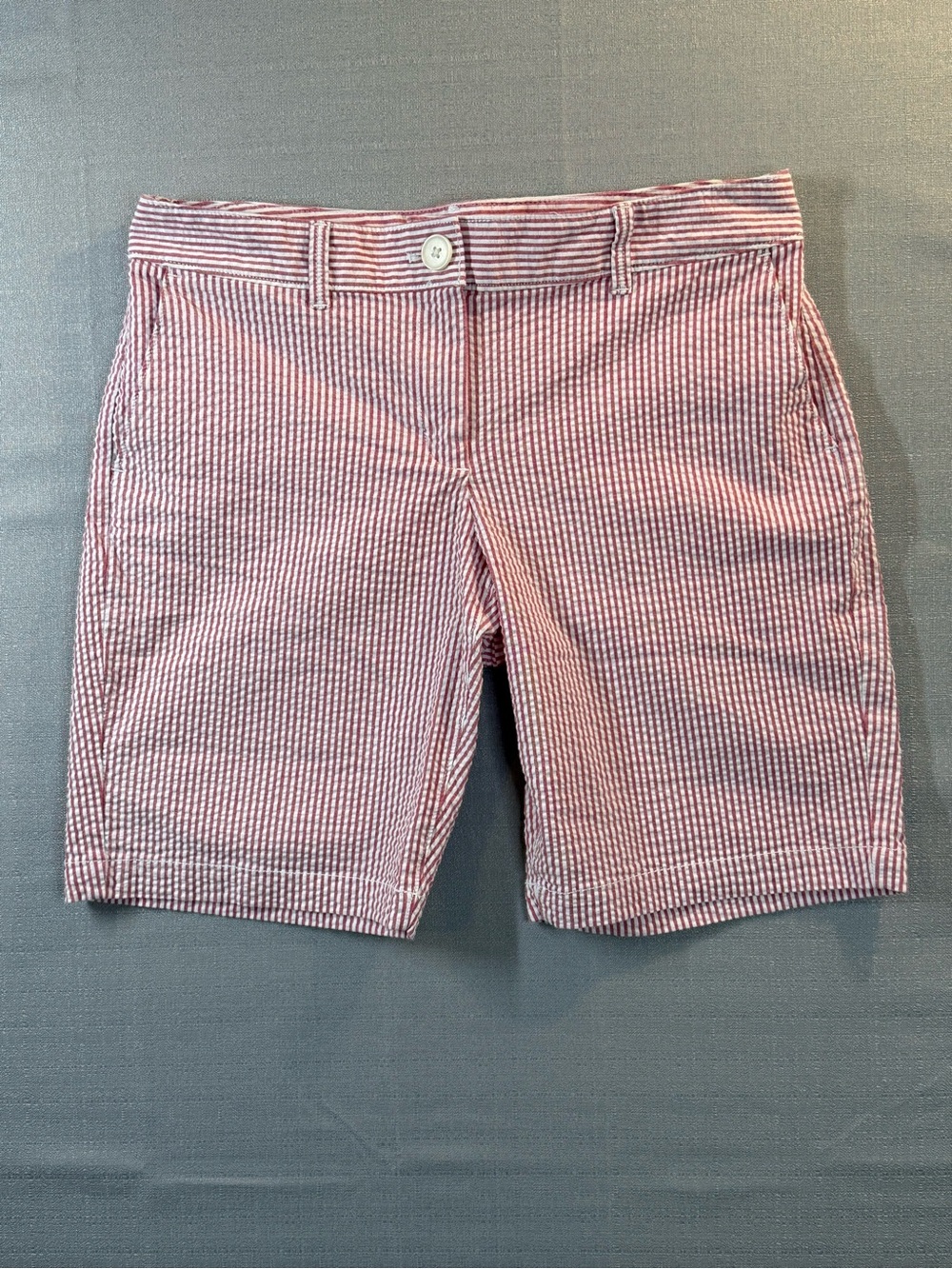 Women’s Pink Seersucker Shorts Loft